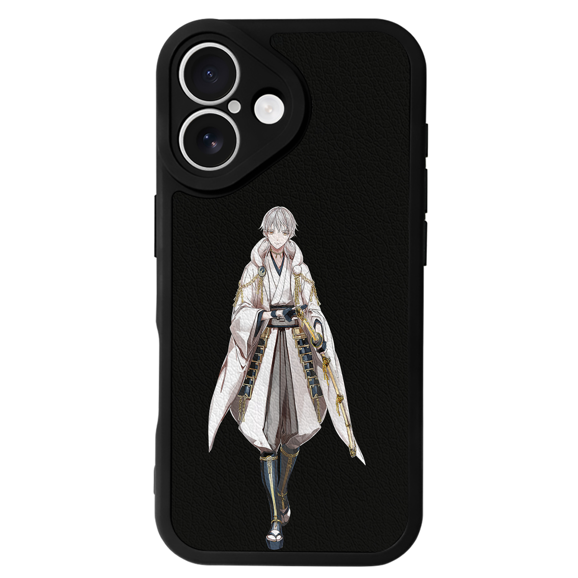 （画像用） 刀剣乱舞 Touken Ranbu 【iPhone 16シリーズ対応】シリコンスマホケース（レザー調） 材質：シリコン
